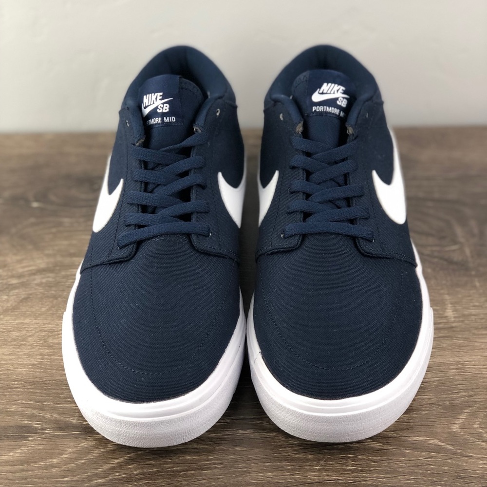 NEW Nike SB Portmore II Mid Men's Skate Shoes - Picture 3 of 5